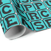 Hoofdletters, Letterstijl Cadeaupapier (Rol Hoek)