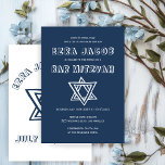 HOOFDLETTERS STER VAN DAVID Custom Bar Mitswa Kaart<br><div class="desc">Perfecte kaart om een bar of bat mitswa aan te kondigen! Met de hand gemaakte kunst voor u met de ster van David aan de voor- en achterkant! VOLLEDIG ! Klik hierboven op "Personaliseren" om de tekst te bewerken. Klik op "bewerken met het ontwerpgereedschap" om de lettertypen, kleuren en plaatsingen...</div>