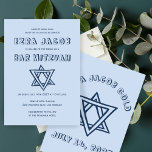 HOOFDLETTERS STER VAN DAVID Custom Bar Mitswa Kaart<br><div class="desc">Perfecte kaart om een bar of bat mitswa aan te kondigen! Met de hand gemaakte kunst voor u met de ster van David aan de voor- en achterkant! VOLLEDIG ! Klik hierboven op "Personaliseren" om de tekst te bewerken. Klik op "bewerken met het ontwerpgereedschap" om de lettertypen, kleuren en plaatsingen...</div>