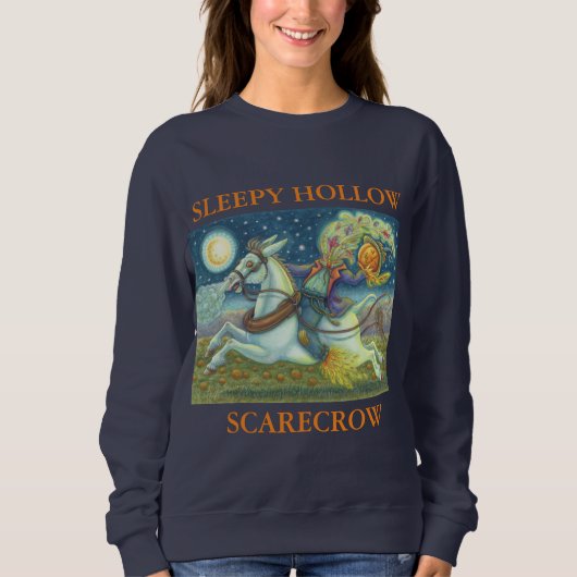 HOOFDLEZEN HORSEMAN SCARECROW & MULE SWEATSHIRT Na (Voorkant)
