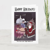 Hoofdlichten aangepaste wenskaart kaart (Voorkant)