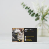 Hoofdloodgieter | Handig Man Visitekaartje (Staand voorkant)