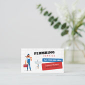 Hoofdloodgieter | Handig Man Visitekaartje (Staand voorkant)