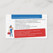 Hoofdloodgieter | Handig Man Visitekaartje (Achterkant)