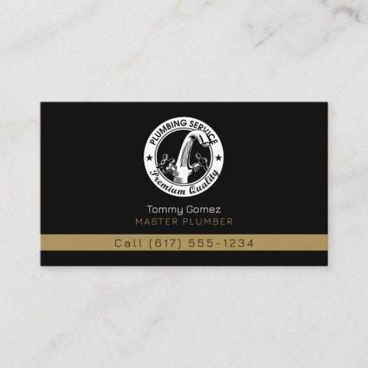 Hoofdloodgieter | Handig Man Visitekaartje (Voorkant)