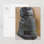 Hoofdloos standbeeld van prins Gudea als Briefkaart (Voorkant / Achterkant)