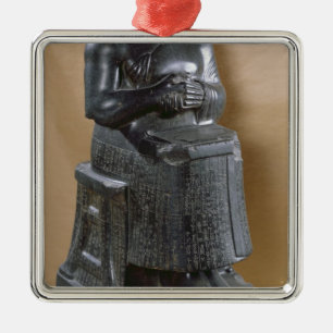 Hoofdloos standbeeld van prins Gudea als Metalen Ornament