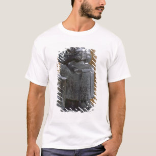 Hoofdloos standbeeld van prins Gudea als T-shirt