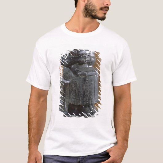 Hoofdloos standbeeld van prins Gudea als T-shirt (Voorkant)