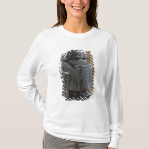 Hoofdloos standbeeld van prins Gudea als T-shirt