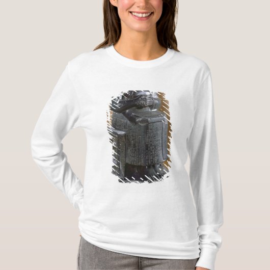 Hoofdloos standbeeld van prins Gudea als T-shirt (Voorkant)
