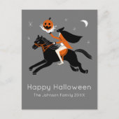 Hoofdloze Horseman halloween Briefkaart (Voorkant)