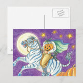Hoofdloze Horseman op Zebra Briefkaart (Voorkant / Achterkant)