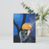 Hoofdloze motorfiets briefkaart (Staand voorkant)