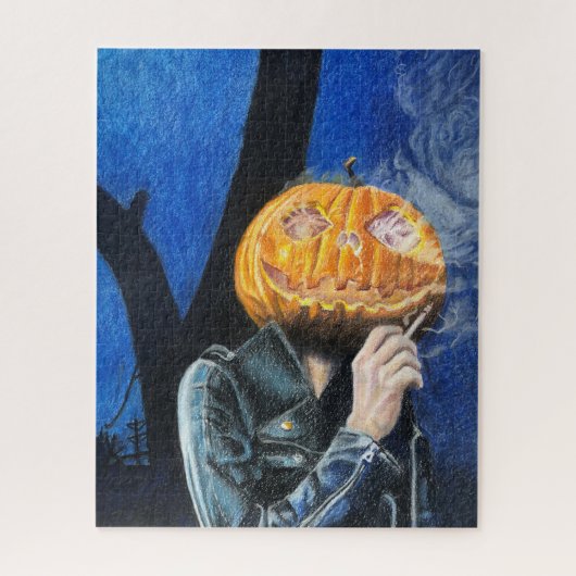 Hoofdloze motorfiets legpuzzel (Verticaal)