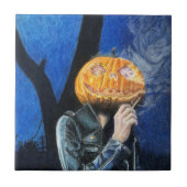 Hoofdloze motorfiets tegeltje (Voorkant)