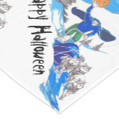 Hoofdloze Musher Alaska Halloween Table Runner Korte Tafelloper (Hoek)