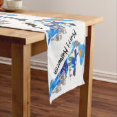 Hoofdloze Musher Alaska Halloween Table Runner Korte Tafelloper (Voorbeeld)