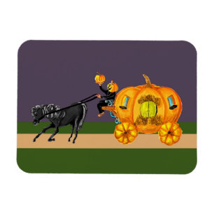 Hoofdloze paardenpompoenen voor het vervoer van ta magneet