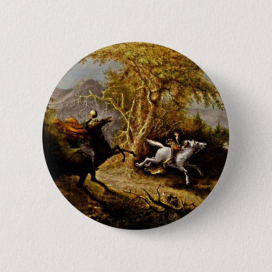 Hoofdloze paardenraan die de kraan van de ijskast ronde button 5,7 cm (Voorkant)