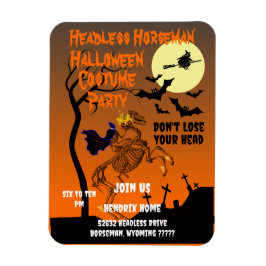 Hoofdloze Ruiter Halloween Kostuum Party Magneet