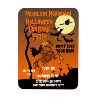 Hoofdloze Ruiter Halloween Kostuum Party Magneet