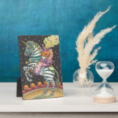 HOOFDLOZE RUITER SLAPERIG HOLLOW CIRCUS CLOWN ZEBR FOTOPLAAT (Zijkant)