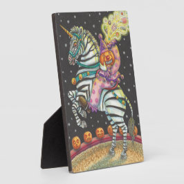 HOOFDLOZE RUITER SLAPERIG HOLLOW CIRCUS CLOWN ZEBR FOTOPLAAT