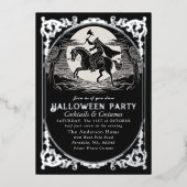Hoofdloze Ruiter Sleepy Hollow Halloween Party Folie Uitnodiging (Voorkant)