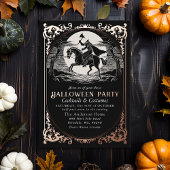 Hoofdloze Ruiter Sleepy Hollow Halloween Party Folie Uitnodiging