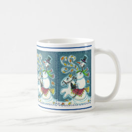 HOOFDLOZE RUITER SNEEUWMAN, XMAS HALLOWEEN HUMOR, KOFFIEMOK