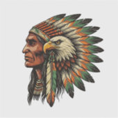Hoofdman & Adelaar Sticker (Voorkant)