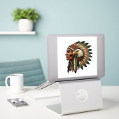 Hoofdman & Adelaar Sticker (Laptop op bureau)