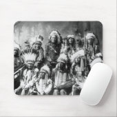 Hoofdman Red Cloud & Andere Hoofdmannen, 1899 Muismat (Met muis)