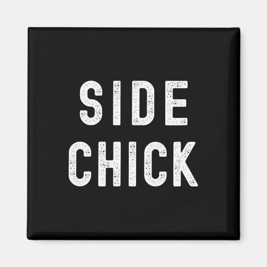 Hoofdman Zij-Chick Koppels Thanksgiving Kerstmis Magneet (Voorkant)