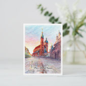 Hoofdmarktplein Krakau Polen Briefkaart (Staand voorkant)