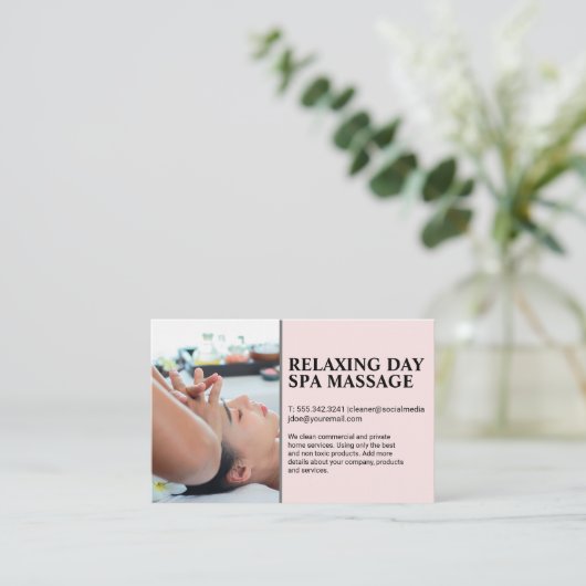 Hoofdmassage | Day Spa Visitekaartje
