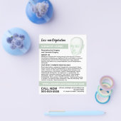 Hoofdmodel, plastische chirurg, plastische chirurg flyer (Enkel)