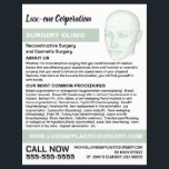 Hoofdmodel, plastische chirurg, plastische chirurg flyer<br><div class="desc">Hoofd model,  plastische chirurg,  plastische chirurgie Adverteren brochures door de Visitekaartje winkel.</div>