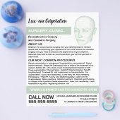 Hoofdmodel, plastische chirurg, plastische chirurg flyer (Enkel)