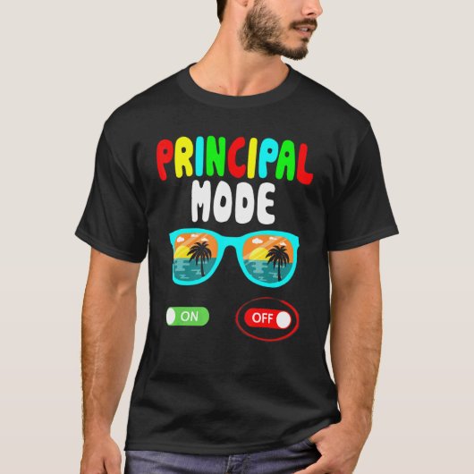 Hoofdmodus uit Laatste dag van de school Zomer Vac T-shirt (Voorkant)