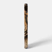 Hoofdopname van Siberische Tijger iPhone Hoesje (Linkerkant)
