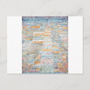 Hoofdpad en doorgang door Paul Klee Briefkaart