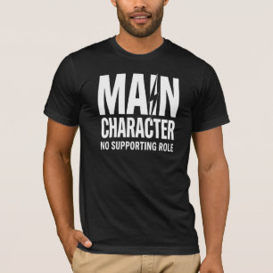 Hoofdpersonage Energie Geen Ondersteunende Rol T-shirt