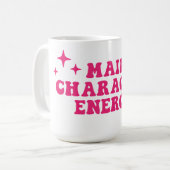 Hoofdpersonage Energy Pink Koffiemok (Voorkant links)