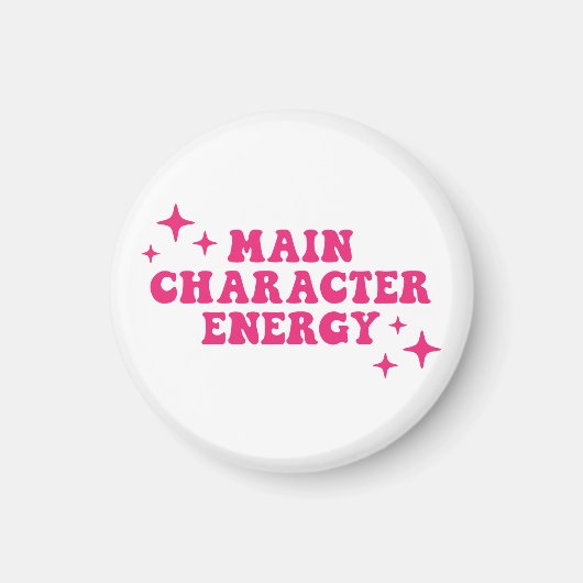 Hoofdpersonage Energy Pink Magneet (Voorkant)
