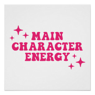 Hoofdpersonage Energy Pink Perfect Poster