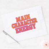Hoofdpersoon Energie Sticker - Esthetisch (Envelop)