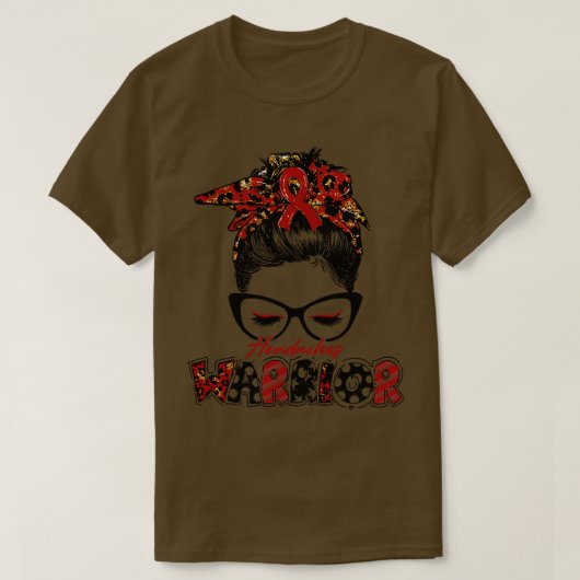 Hoofdpijn Bewustzijn Warrior Vrouwen Glas Messy Bu T-shirt (Design voorkant)