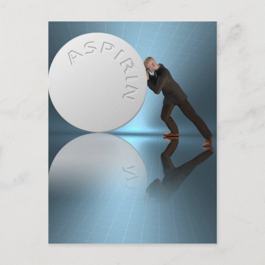 Hoofdpijn Briefkaart (Voorkant)